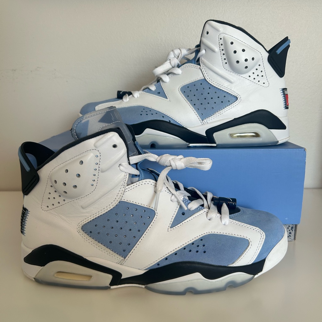 Air Jordan 6 Unc, Used (Size Us Men’s 10.0)